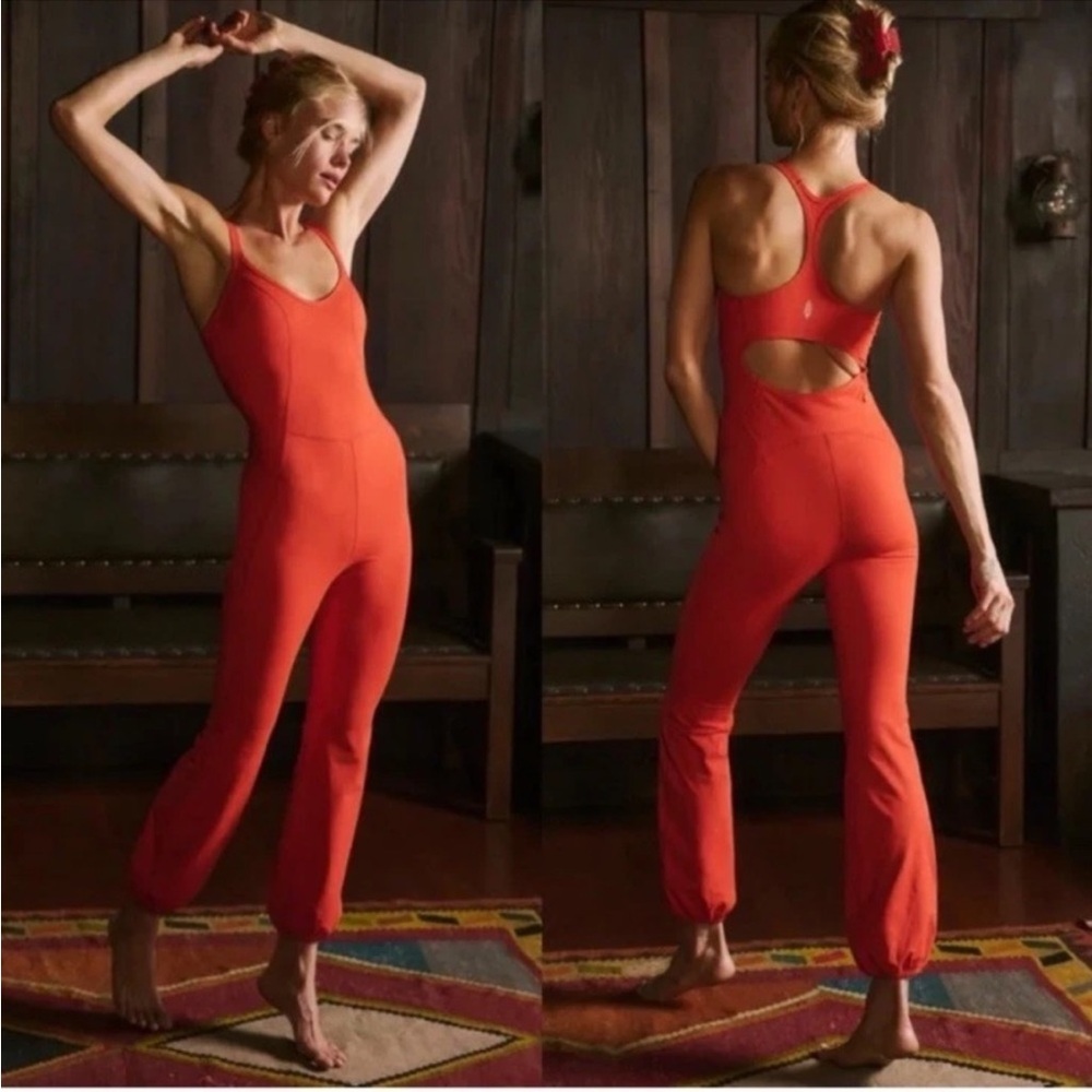 Women's Red Jumpsuit